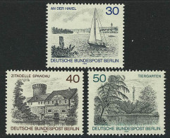 529-531 Berlin-Ansichten 1976, Satz ** - Unused Stamps