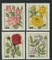 680-683 Wofa Gartenrosen 1982, Satz ** - Nuevos