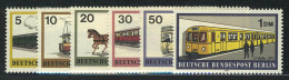 379-384 Schienenfahrzeuge 1971, Satz ** - Unused Stamps