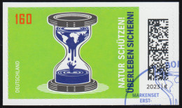 3773 Natur Schützen! Überleben Sichern! Selbstklebend Auf Neutraler Folie, EV-O - Used Stamps