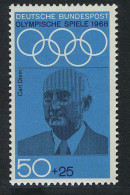 565 Olympische Sommerspiele 50+25 Pf Diem ** - Unused Stamps