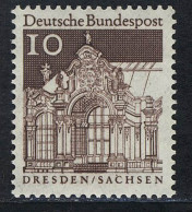 490 Bauwerke 10 Pf Wallpavillon ** - Unused Stamps