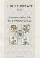 ETB 20/1981 Wohlfahrt Wasserfeder Wassernuss Lobelie - 1981-1990