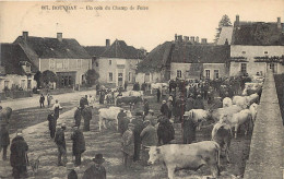 21 ROUVRAY. Un Coin Du Champ De Foire Avec Vaches Et Auberge 1914 - Other & Unclassified