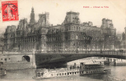 FRANCE - Paris - L'hôtel De Ville - Animé - Carte Postale Ancienne - Sonstige & Ohne Zuordnung