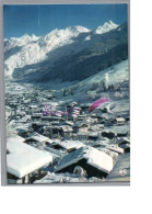 LA CLUSAZ 74 - Station Des Aravis Vue Paertielle Et La Chaine Des Aravis En Hiver Neige 1986 - La Clusaz