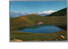 TANINGES PRAZ DE LYS 74 - Le Lac Du Roy Et La Chaine Du Mont Blanc Vue Generale  - Taninges