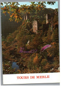 LES TOURS DE MERLE 19 - Vue Generale De La Cité Féodale Surplombant La Maronne  - Sonstige & Ohne Zuordnung