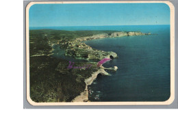 CORSE 20 2A - BONIFACIO - Vue D'ensemble De La Ville Sur Les Falaises Les Grottes Carte Vierge - Sonstige & Ohne Zuordnung