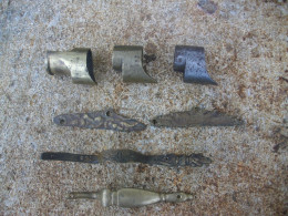 Lot De Différente Pièces Détaché Pour Pistolet A Silex Vendu Dans L' état - Decorative Weapons