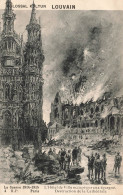 BELGIQUE - Louvain - Kolossal Kultur - La Guerre 1914-1915 - Destruction De La Cathédrale - Carte Postale Ancienne - Leuven