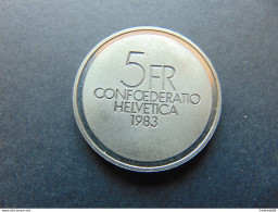 Pièce De 5 Francs Série Limitée Dédiée Au Compositeur Ernest Ansermet De 1983 En Parfait état - Commemorative