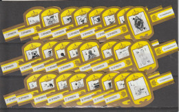 Reeks   380   Speelkaarten    1-24  ,24  Stuks Compleet   , Sigarenbanden Vitolas , Etiquette - Bauchbinden (Zigarrenringe)