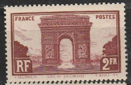 France N° 258 ** Arc De Triomphe - Nuevos