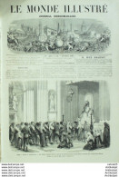 Le Monde Illustré 1867 N°536 Italie Rome Boulogne (62) Luchon (31) Marseille (13) Gént Chinois Nain Tartare - 1850 - 1899