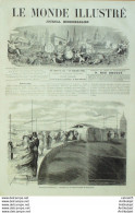 Le Monde Illustré 1867 N°545 Suisse Nantes (44) Cochinchine Vinh Long Sarreguemines (57) - 1850 - 1899