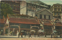 Hand Colored Hongkong Chinese Temple Hollywwod Road Sedan Chair Turco Egyptian - Chine (Hong Kong)