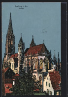 Künstler-AK Eugen Felle: Freiburg I. Br., Blick Auf Das Münster  - Otros & Sin Clasificación