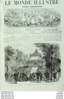 Le Monde Illustré 1868 N°579 Italie Florence Joutes Sur L'arno Usa L'erie - 1850 - 1899