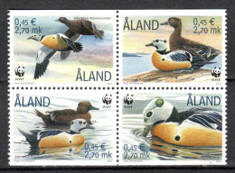 Aland 2001 / Birds WWF MNH Aves Vögel Oiseaux Uccelli / Mo17  3-30 - Autres & Non Classés