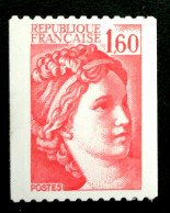 1981 FRANCE N 2158 SABINE DE GANDON 1,60F ROULETTE - NEUF** - Rollen