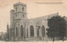 FRANCE - Ploermel - Eglise St Armel Côté Sud (XV Et XVI ème Siècle) -  Carte Postale Ancienne - Ploërmel