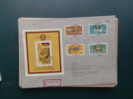 GROOT FORMAAT  LOT 28 /   LETTRE  DDR BLOC 56  1979 - 1971-1980