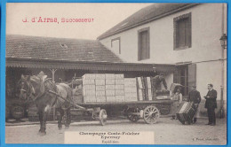 CPA MARNE (51) - EPERNAY - CHAMPAGNE COSTE FOLCHER - EXPEDITION - G. D'ARRAS, SUCCESSEUR - Epernay