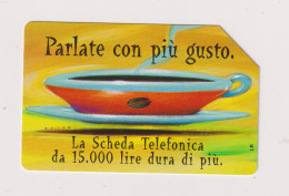 ITALY -   Speak With More Gusto Urmet  Phonecard - Publiques Ordinaires