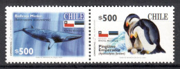 Chile 2006 / Birds Whales Joint Issue Estonia MNH Aves Ballenas Vögel Wale Oiseaux Baleines / Cu21370  40-7 - Sonstige & Ohne Zuordnung