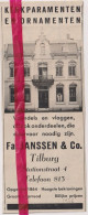 Pub Reclame - Kerkornamenten Fa Janssen & Co , Tilburg - Orig. Knipsel Coupure Tijdschrift Magazine - 1936 - Ohne Zuordnung