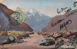 NORVEGE - Mountain Scene - Vue Sur La Montagne - Colorisé - Carte Postale Ancienne - Norvegia