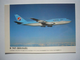 Avion / Airplane / KOREAN AIR / Boeing 747-300(SUD) / Airline Issue - 1946-....: Era Moderna