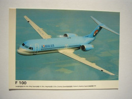 Avion / Airplane / KOREAN AIR / Fokker F 100 / Airline Issue - 1946-....: Era Moderna