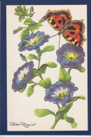 CPA 1 Euro Papillon Et Fleur Par Calvet Rogniat Non Circulée Prix De Départ 1 Euro - Mariposas