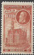 FRANCE ERINOPHILIE Fair EXPOSITION UNIVERSELLE 1900 PARIS BELGIQUE BELGIUM Vignette CINDERELLA MNH** - 1900 – Parigi (Francia)