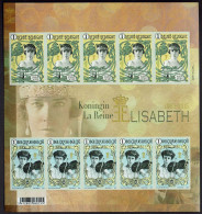 Belgie 2015 - OBP GCD13 (4520/21) Ongetand - Koningin Elisabeth - Familias Reales