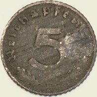 Germany Third Reich - 5 Reichspfennig 1940 E, KM# 100 (#4434) - Altri – Europa