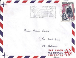 FRANCE N°  (1461) REUNION N° 365 S/L. DE ST DENIS/1966 - Lettres & Documents