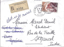 FRANCE N°  1441 S/LREC. DE CHATEAUROUX/11.6.65 - Covers & Documents