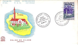 FRANCE N°  (1241) REUNION N° 352A S/L. 1° JOUR DE CILAOS/16.1.60 - Covers & Documents