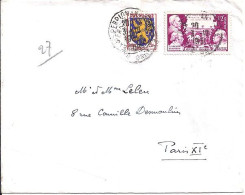 FRANCE N°  897/803 S/L DE PERPIGNAN/3.10.51 - Lettres & Documents