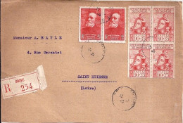 FRANCE N°  428x4/436x2 S/DEVANT DE L.REC. DE BRIVE/15.5.40  - Cartas & Documentos