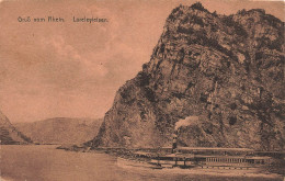 ALLEMAGNE - GruB Vom Rhein - Loreleyfelsen - Bateau - Carte Postale Ancienne - Loreley