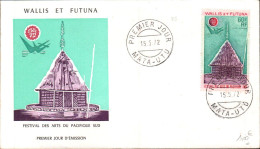 WALLIS ET FUTUNA FDC 1972 FESTIVAL ARTS DU PACIFIQUE - FDC