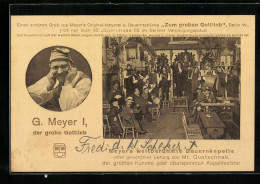AK Berlin, G. Meyer`s Weltberühmte Bauernkapelle In Der Bauernschänke Zum Groben Gottlieb  - Musik Und Musikanten