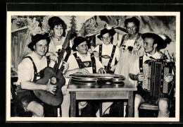 AK Oberbayerische Schaukapelle, Ludwig Stegmaier, Trachtenkapelle  - Musik Und Musikanten