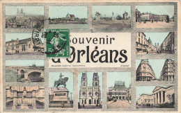 FRANCE - Orléans - Souvenir - Monuments - Multi-vues - Carte Postale Ancienne - Orleans