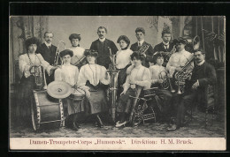 AK Damen-Trompeter-Corps Humoresk  - Musique Et Musiciens