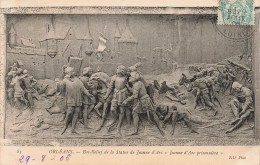 FRANCE - Orléans - Bas-relief De La Statue De Jeanne D'Arc - Jeanne D'Arc Prisonnière - Carte Postale Ancienne - Orleans